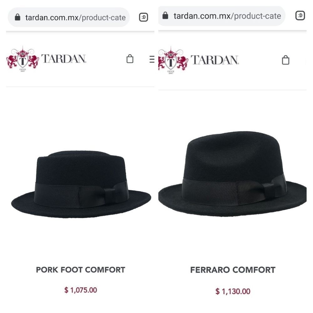 Tardan Designer Mexican Fedora Hat - Mens / Womens